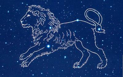 La constelación de Leo en el presente y el pasado
