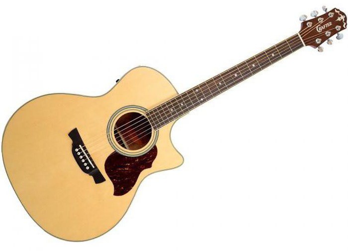 Crafter Guitars: descripción, descripción, foto