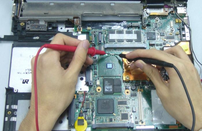 Reparar la placa base del portátil: tipos de averías