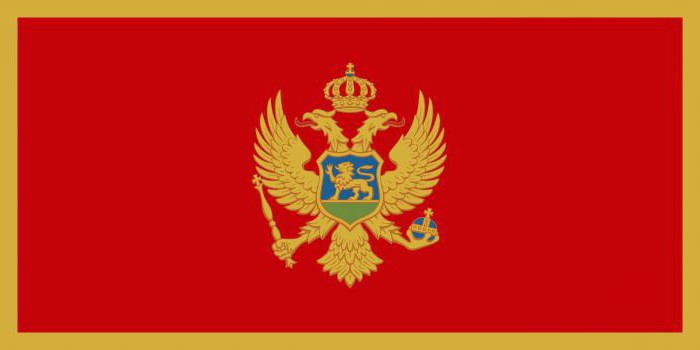 Escudo de Montenegro y Rusia